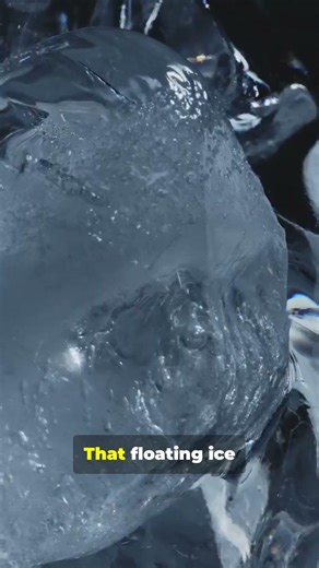 The Weird Reason Ice Floats