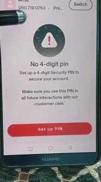 how to create a PIN for your number