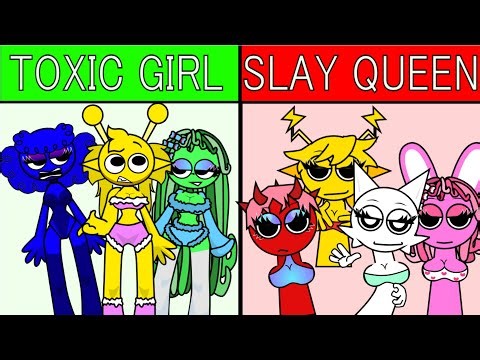 Incredibox Sprunki Comparison: SLAY QUEEN VS TOXIC GIRL!