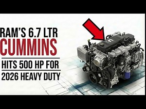 RAM’s 6.7L Cummins Hits 500 HP for 2026 Heavy Duty!