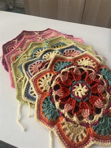 Progress Update on the Persian Tile Blanket