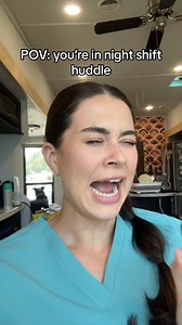 Night shift huddle #reels #nurse #nursehumor #nurselife #nursecomedy #nursememe #nursememes #nursestory #ditl #ditlnurse #nursegrwm #nursefunny #codebue #nursingschool #nursingstudent #newgrad #newgradrn #newgradnurse | ScrubHacks