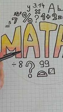 Page de garde Maths 📐