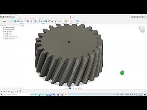 Helical gear in Fusion 360 under 2 minutes.