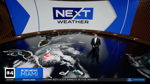 South Florida watching Tropical Depression Nine's possible impact as system tries to organize itself