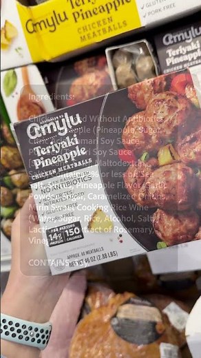 AMYLU Teriyaki Pineapple Chicken Meatballs (🇺🇸 Itm. #1561556)