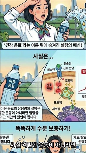 30분 정도 운동후 이온음료? 생수? 무얼 마셔야 효율적일까요? 이온음료의 숨겨진 비밀은?
