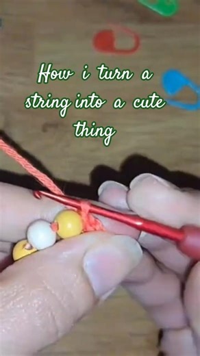 How to crochet a cute mini craft #crochet #diy #ytshorts