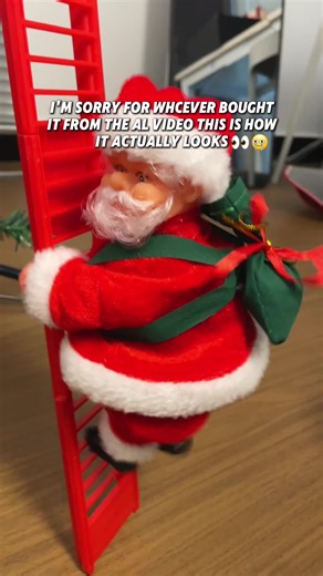 Santa clause ladder toy#tiktokshop #tiktokshopcybermonday #santaclaus #toy