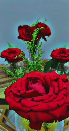 Stunning Close-Ups of Blooming Red Roses