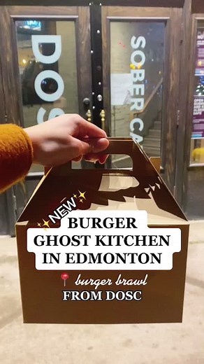 New ghost kitchen from DOSC! #burgers #yeg #edmonton #fyp #foryoupage