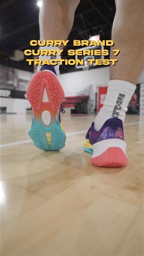 Curry Brand Curry Series 7 Traction Test! 🛞 #stephencurry #underarmour #basketballshoes