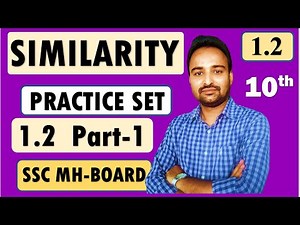 SSC Class 10 Geometry | Similarity | Practice Set 1.2 Part 1