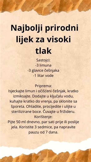 https://www.narodnilijek.com/web/najbolji-lijek-za-visoki-tlak/ #zdravljeizprirode #zdravlje #visoktlak #lijekizprirode #limun #narodnilijek #fy #fypageシ @najveći obožavatelji | www.NarodniLijek.com
