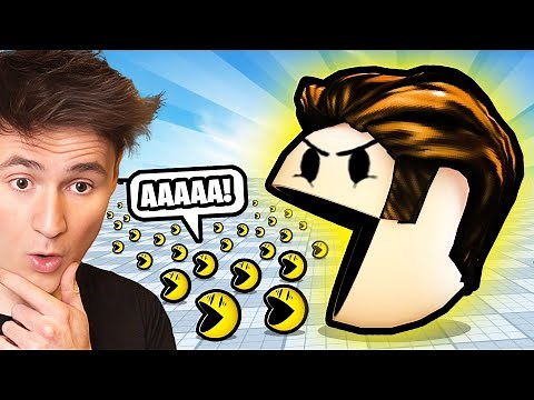BECOMING MAX SIZE PAC-MAN IN ROBLOX!