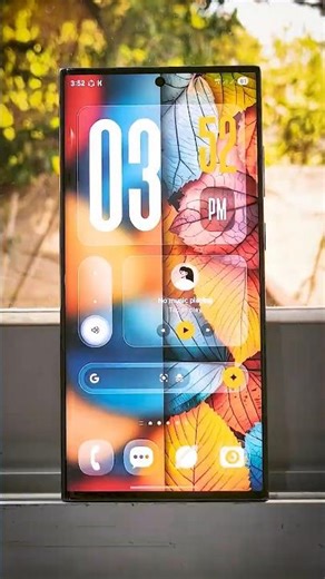 Full Glass Samsung Setup 🔥 Icons, Widgets & iOS Clock