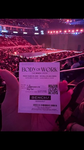 Bench Body of Work Fashion Show! Thank you @Ethan Roberto Leyson for the invite! #benchbodyofwork #TeejayForBenchBodyOfWork