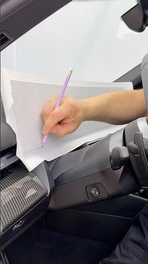 Template for car display – quick and easy method