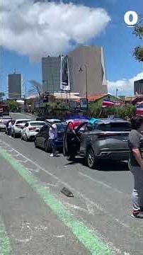 Conductores de plataformas se movilizan en San José y piden ser incluidos en diálogos sobre regula