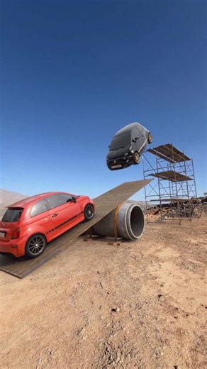 Automax® on Instagram: "Me and my bro after getting Fiat Abarth 😎 Fiat Abarth is a small car filled with a huge fun!!! #carstunt #carreels #cgi #blender3d #noai"