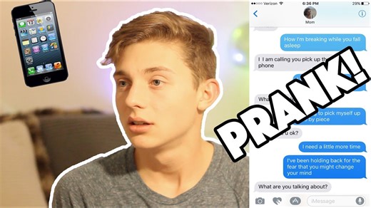 Song Lyric Text Prank On My Mom - Little Do You Know