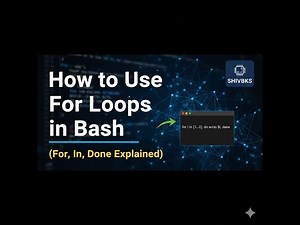 How to Use For Loops in Bash (For, In, Done Explained)