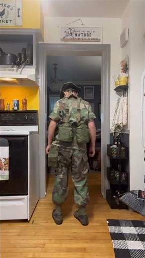 Us army 1988 I forgot my Alice web gear and my Alice ruck at my moms so I had to use m67 web gear