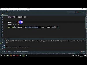 How to get the last day of a specified year and month in Python