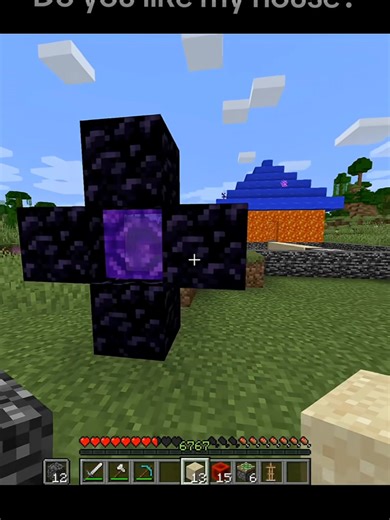 правда красивый?) сам строил😄 #майнкрафт #minecraft #minecraftbuilding #moderator #ban