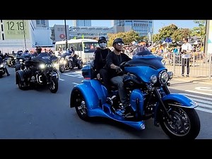 HARLEY-DAVIDSON 三輪車、CAM-AM三輪車及其他車友離開出車(記得開聲音睇)(2021香港電單車節花絮)