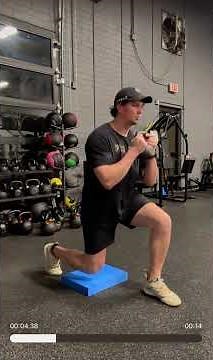 KB Clean Split-Squat