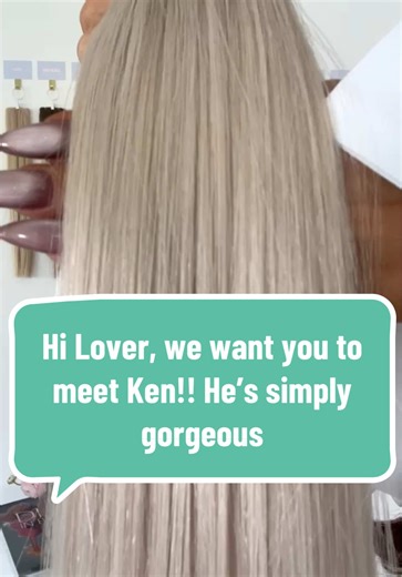 Gorgeous Level 10 Ash Blonde Hair Extensions - Ken
