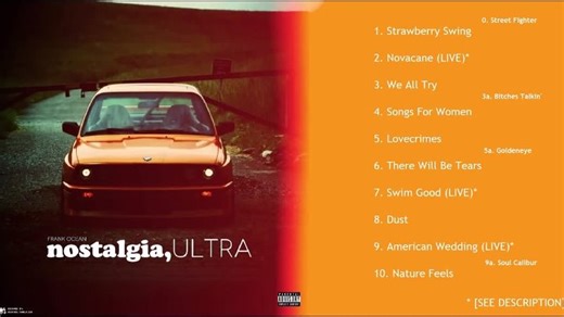 Frank Ocean - Nostalgia, Album]