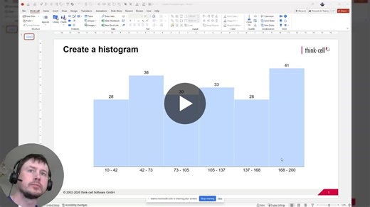 Create a histogram | think-cell | think-cell Software