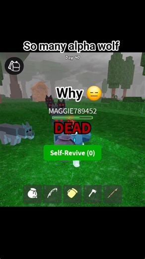 So Many Alpha Wolves 😱🐺 | 99 Nights in the Forest Survival Chaos #shortsfeed #roblox