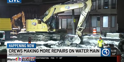 Waterbury officials address water main repair progress
