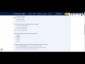 Go Transcript test answers English today October 14 2025