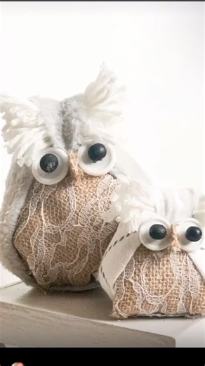 5.8K views · 137 reactions | Super easy fabric owls 黎 #falldiy #owllovers #easycrafts | Just That Perfect Piece | Facebook