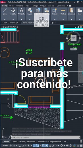 Cómo mover un objeto al centro de 2 puntos en AutoCAD En este video te enseñaremos como funciona el comando M2P, el cual es una sub herramienta que permite mover objetos al punto central entre dos elementos. Suscribete para más contenido! https://www.youtube.com/c/depuntoylinea #arquitectura #AutoCAD #diseño | De Punto y Línea