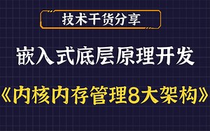 【零声教育Linux内核VIP试听课】剖析Linux内核《内存管理8大架构》避免碎片|分配器|分配页|释放页|内核映射|slab分配器原理|备选分配器|内核中的_哔哩哔哩_bilibili