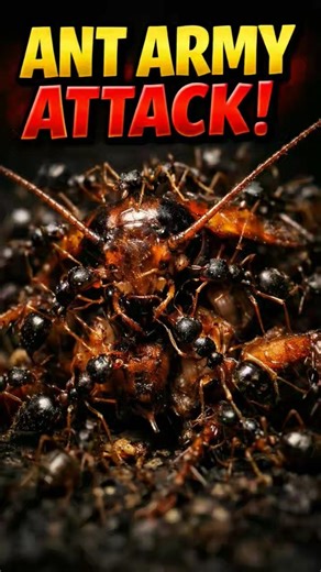 🔥 “ANT ARMY ATTACK!” #viral #insects #shorts