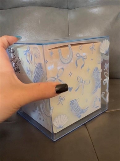 Kleenex tissue box holder with a little western twist
