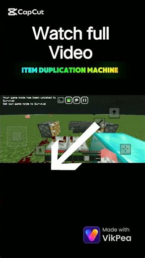 item duplication machine 😲 #minecraft