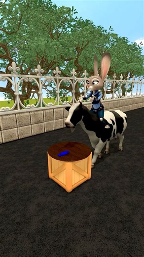 What made Judy and his cow angry? #shorts #scaryteacher3d #funny #nickandtani #zootopia2