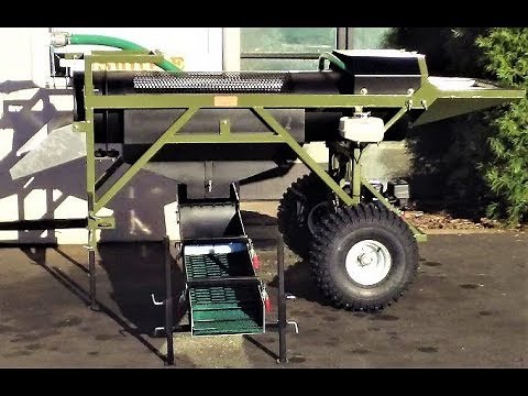 Mini Gold Trommel Wash Plant [ 7+ Tons Per Hour ] - by Heckler Fabrication
