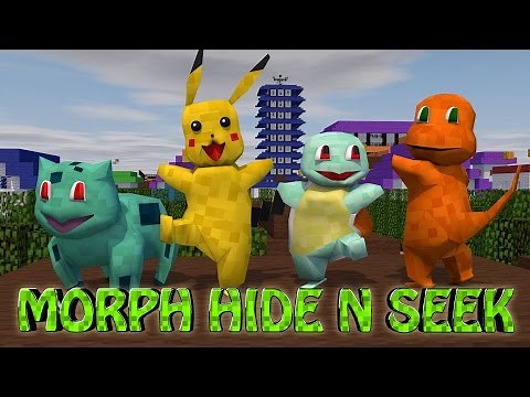 Minecraft | MORPH HIDE AND SEEK - PIXELMON MOD! (Pokemon in Minecraft)