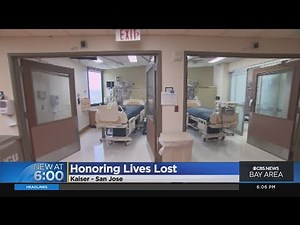 Kaiser San Jose hospital unveils memorial to 189 patients lost to COVID-19