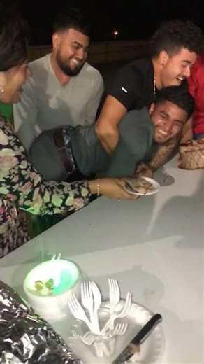 Family Pranks Man with Epic Birthday Cake Face Smash