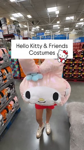 How fun are these Hello Kitty and friends costumes? They have a one piece pullover design that’s easy to put on, and the quality is great. They’re so fun!! Get them now at Sam’s Club for $42. Comment below which is your favorite design & I will send you the link for Hello Kitty, Melody or Kuromi. #samsclub #samsclubfinds #samsclubdeals #hellokitty | samssimplesavings