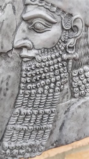 History Assyrian Sumerian King Sargon II Sculptural Wall Relief Www.neo-mfg.com 10" J8 - Etsy Denmark